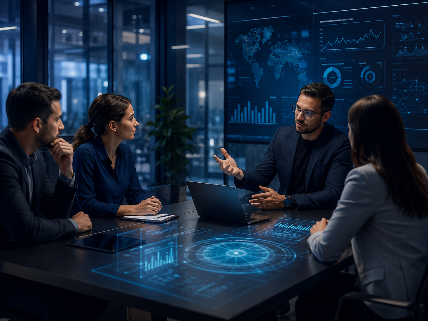 Equipe da JLA Informática em reunião estratégica de tecnologia