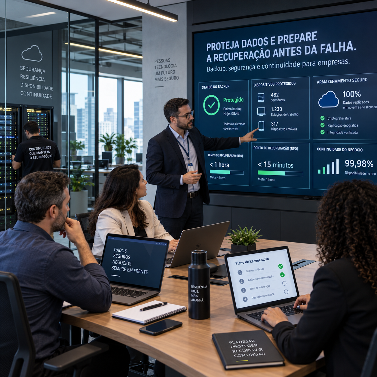 Proteção de dados e acessos em ambiente corporativo